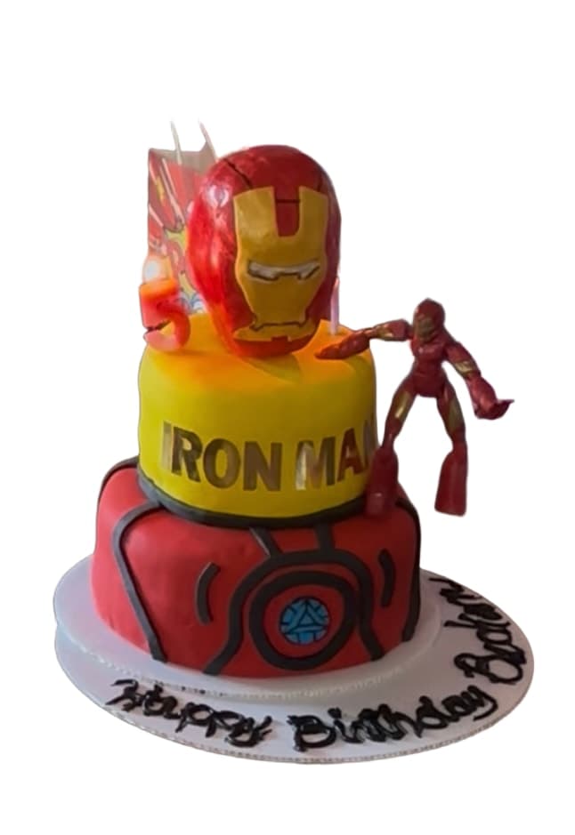 Iron Man Birthday Cake