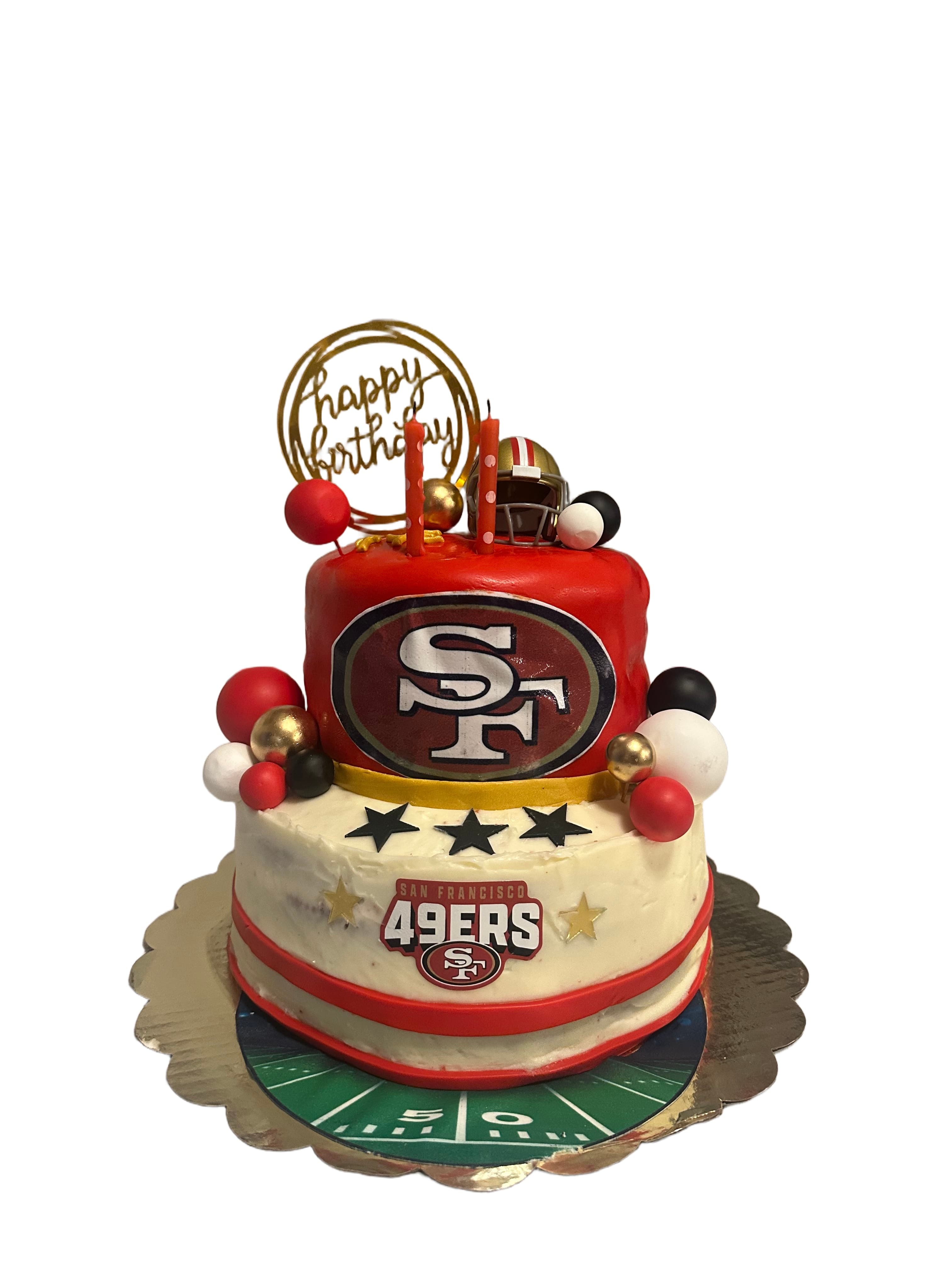 San Francisco 49ers Birthday Cake